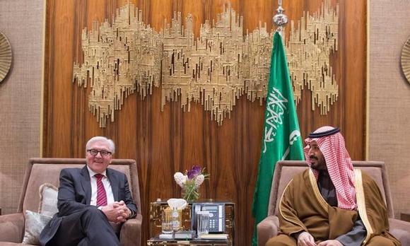 الأمير محمد بن سلمان يجتمع مع وزير خارجية المانيا - اخبار سعودية