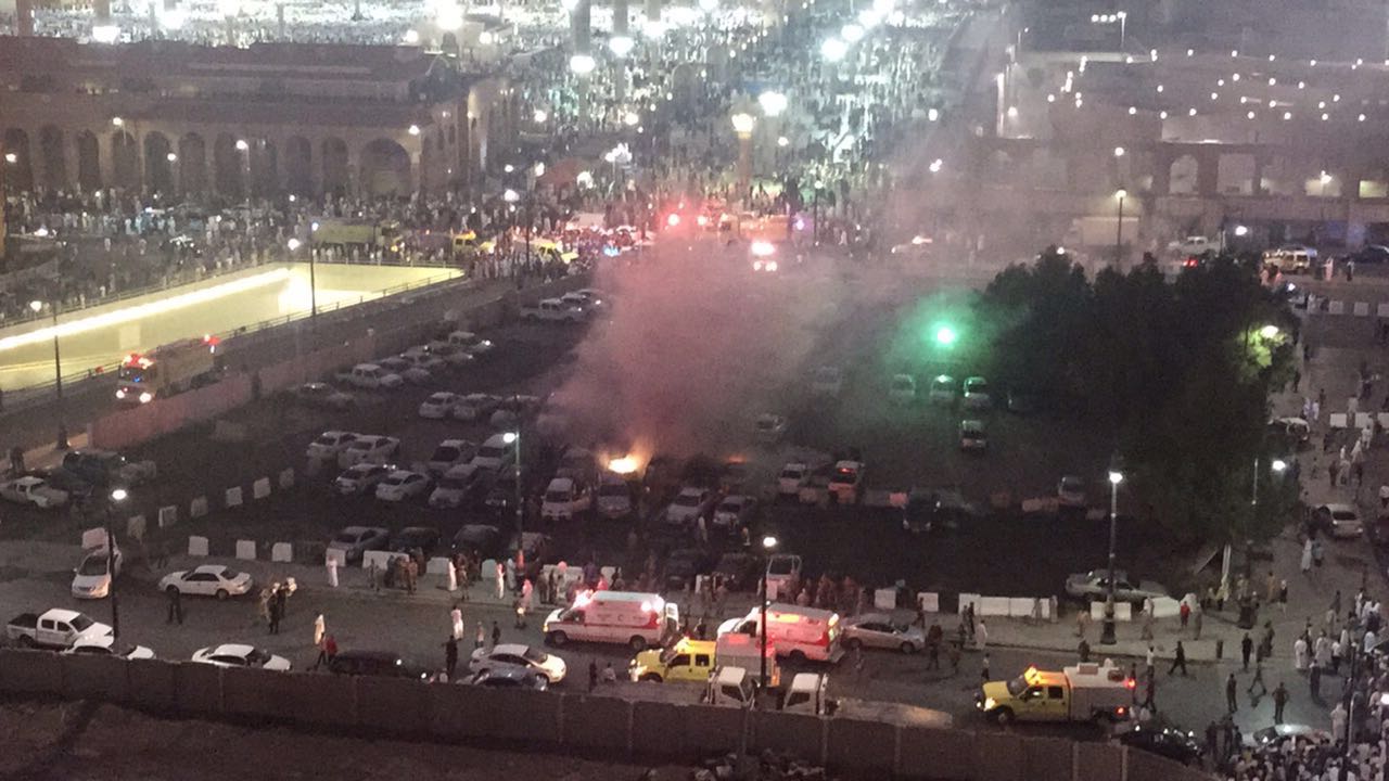 انفجار قرب الحرم النبوي